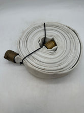 Load image into Gallery viewer, KBH Industries Key Hose 1-1/2&quot; x 75’ Rubber Lined Fire Hose, Brass Couplings (No Box)