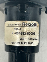 Load image into Gallery viewer, Rexroth 2BA-1 P-054692-00006 / R431003427 Pilotair Valve, Normally Closed (Used)