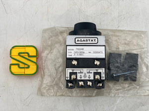 Agastat 7022AB Time Delay Relay 0.5-5 Seconds 120VAC 60 Hz. Coil (No Box)