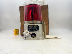 Hose-McCann HMC 870-24R 24VDC Watertight Red Rotating Beacon Light (Open Box)