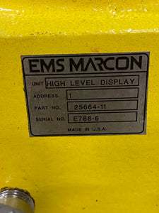 EMS Marcon 25664-11 High Level Display Unit, Adalet XJTGCH N4 Enclosure (No Box)