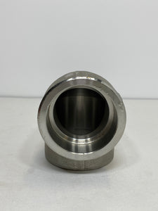 Socket Weld 90° Elbow 2" 316L SS Forged Pipe Fitting (No Box)