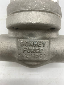 Bonney Forge 9HL-48L 127833-0076 Stainless Piston Check Valve, 1/2" FNPT (No Box)