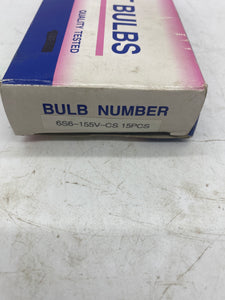 6S6/CL/155V, 6W S6 155V Candelabra Base Bulb *Lot of (15)* (Open Box)