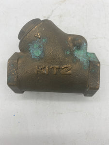 Kitz 1' Female Swing Check Valve, 150S, 300 WOG (No Box)