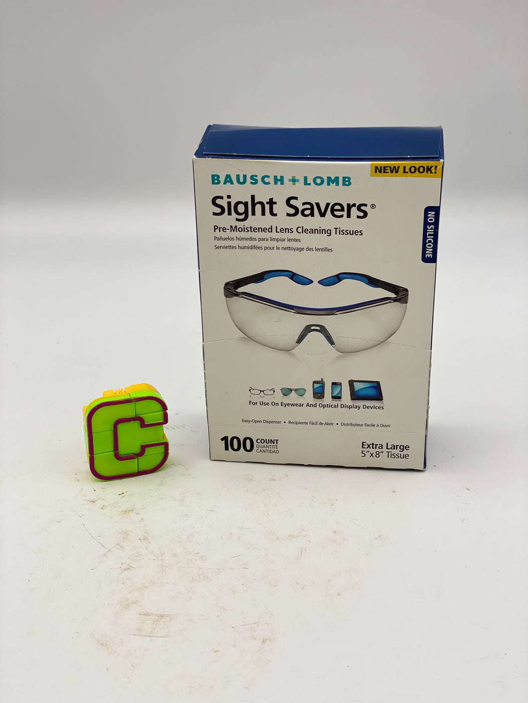 Bausch & Lomb Sight Savers Pre-Moistened Lens Cleaning Tissues, 100 Count *Lot of (2)* (New)