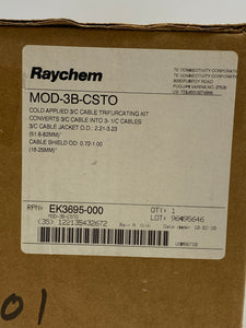 Raychem EK3695-000 MOD-3B-CSTO 3/C Cable Trifurcating Kit (New)