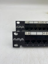 Load image into Gallery viewer, Avaya 1100PSE-24 EIA-568B Power Sum Panel, 24-Port *Lot of (2)* (Used)