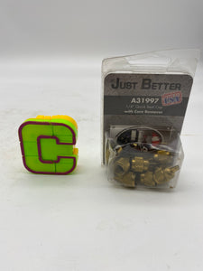 Just Better A31997 1/4" SAE Cap w/ Core Remover *QTY (10)* (New)