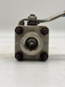 MCF FV14404 3-Piece Ball Valve, 3/4" (Used)