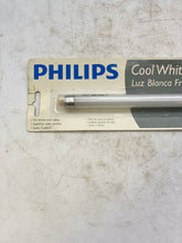 Load image into Gallery viewer, Philips F8T5/CW Plus Cool White Fluorescent Tube Light Bulb, 8W, 12&quot; *Lot of (3)* (New)