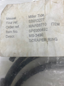 Sperre MS-3490 Oil Scraper Ring, *Lot of (6)* (Open Box)