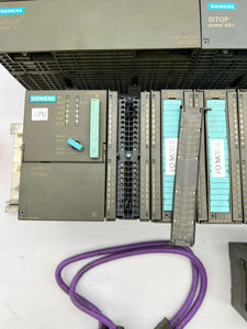 Siemens Assorted PLC Rack Assembly (Not Tested)