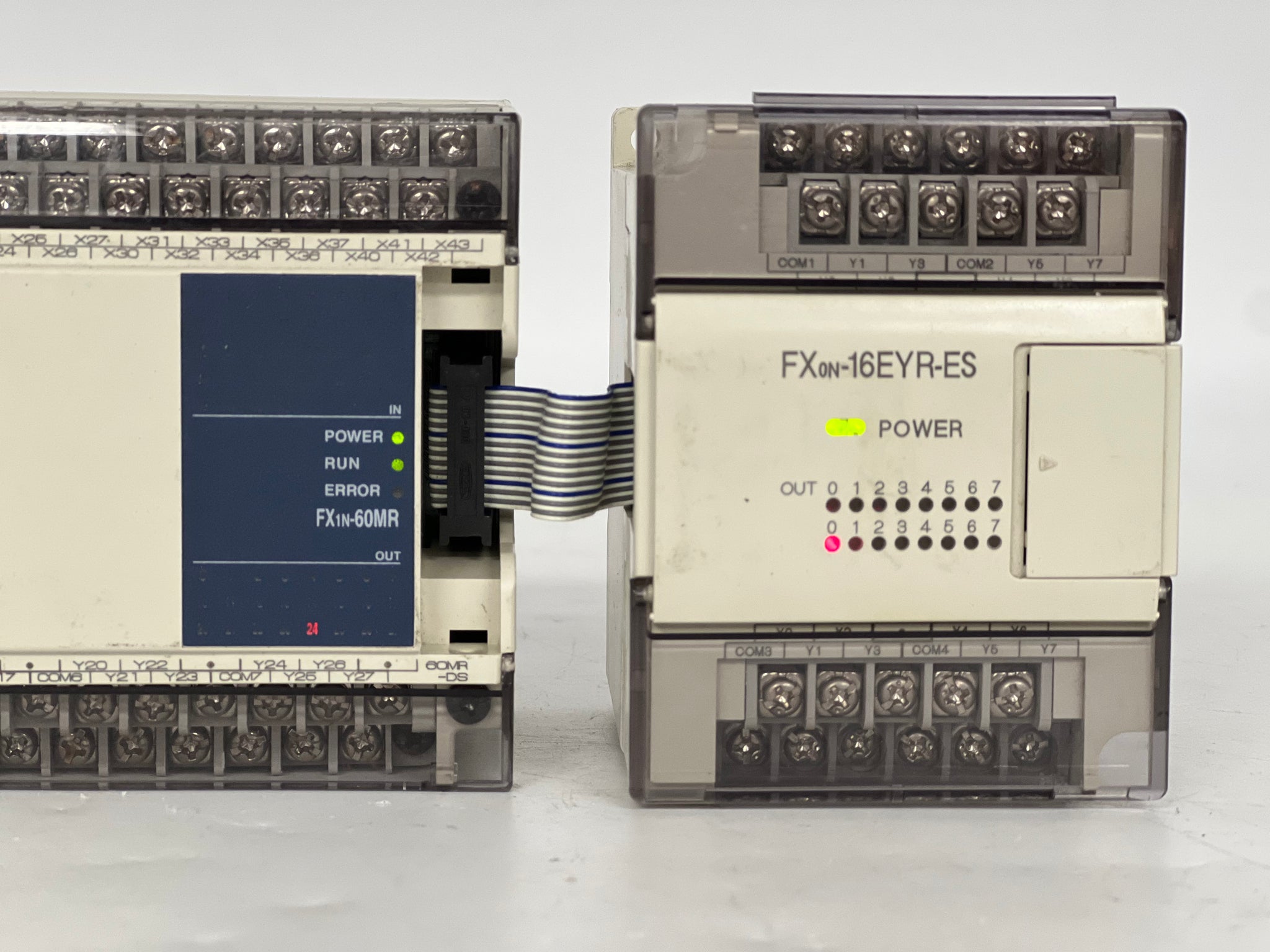 Mitsubishi FX1N-60MR-DS, FX0N-16EYR-ES/UL PLC (Used) – Gulf Asset Recovery