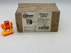 Myers Crouse-Hinds STAG-5 Ground Hub, 1-1/2" *Box of (10)* (New)