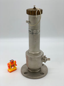 MMC Model "B" Tank Gauging Station Vapor Lock w/ Bronze End Cap, 2" 150 Class Ball Valve, 316 SS (No Box-No Handle)