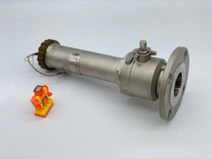 MMC Model "B" Tank Gauging Station Vapor Lock w/ Bronze End Cap, 2" 150 Class Ball Valve, 316 SS (No Box-No Handle)