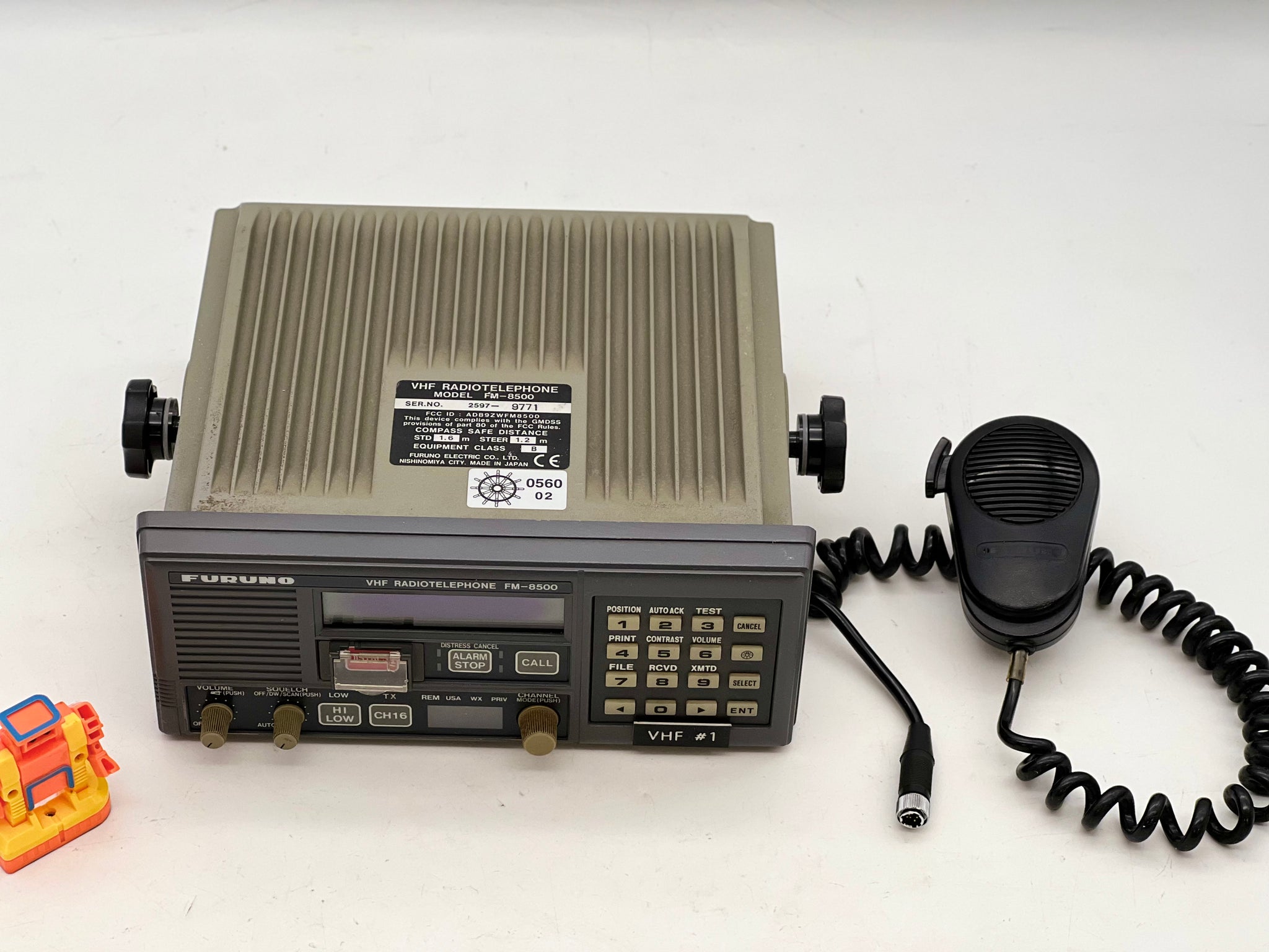 Furuno FM-8500 VHF Radiotelephone w/ Handset (Used) – Gulf Asset Recovery