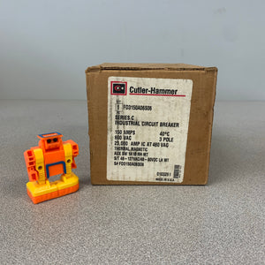 Cutler-Hammer FD3150A06S06 Series C Industrial Circuit Breaker, 3 Pole, 150A, 600VAC (New)