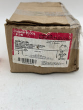 Load image into Gallery viewer, Eaton Crouse-Hinds GUAC26-SA Conduit Outlet Box w/ Cover, 3/4&quot; *Box of (2)* (New)