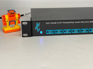 NAV North American Video NAV-1662R 16-Ch. CCTV Twisted-Pair Active Receiver Hub (Used)