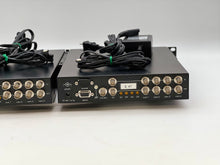 Load image into Gallery viewer, Robot MV87 Color Quad w/ Playback, Pwr Adapter, Rack Mount Accs *Lot of (2) Quads* (Used)